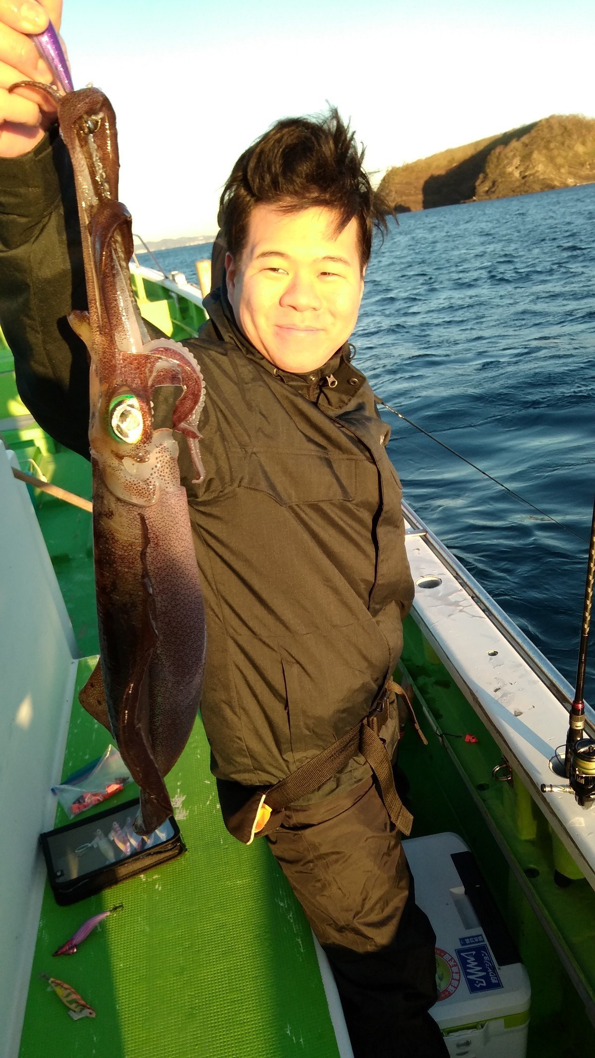 アオリイカの釣果 19年11月29日 宝生丸 千葉県 勝山漁港 ベリー釣船予約