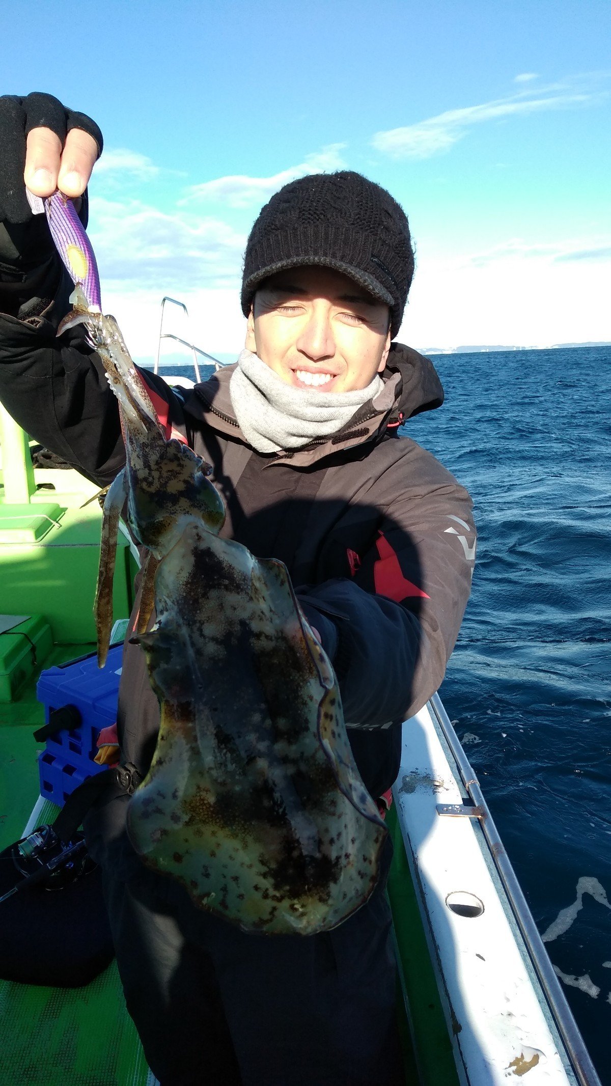 アオリイカの釣果 19年11月29日 宝生丸 千葉県 勝山漁港 ベリー釣船予約