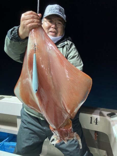 タルイカの釣果 年12月6日 泰丸 福井県 色浜港 ベリー釣船予約