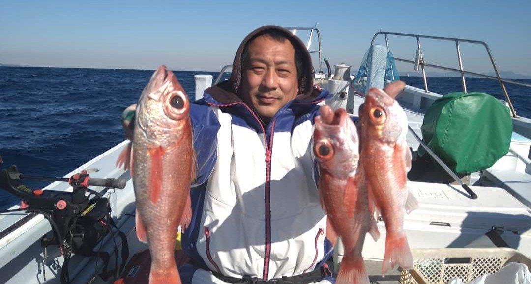 アカムツの釣果 21年1月31日 かねい丸 神奈川県 長井漆山港 ベリー釣船予約