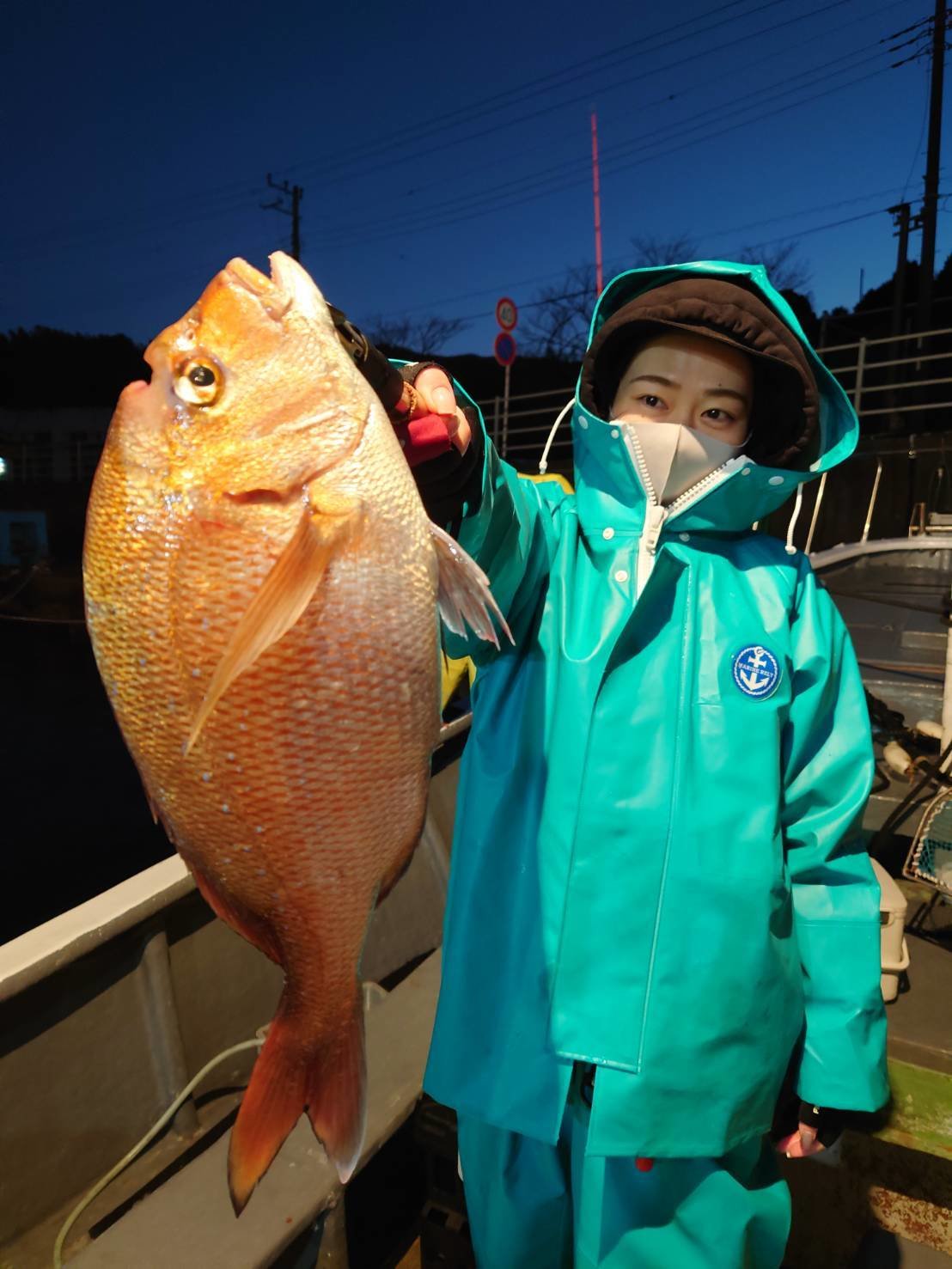 マダイの釣果 21年2月3日 魚磯丸 静岡県 久料港 ベリー釣船予約