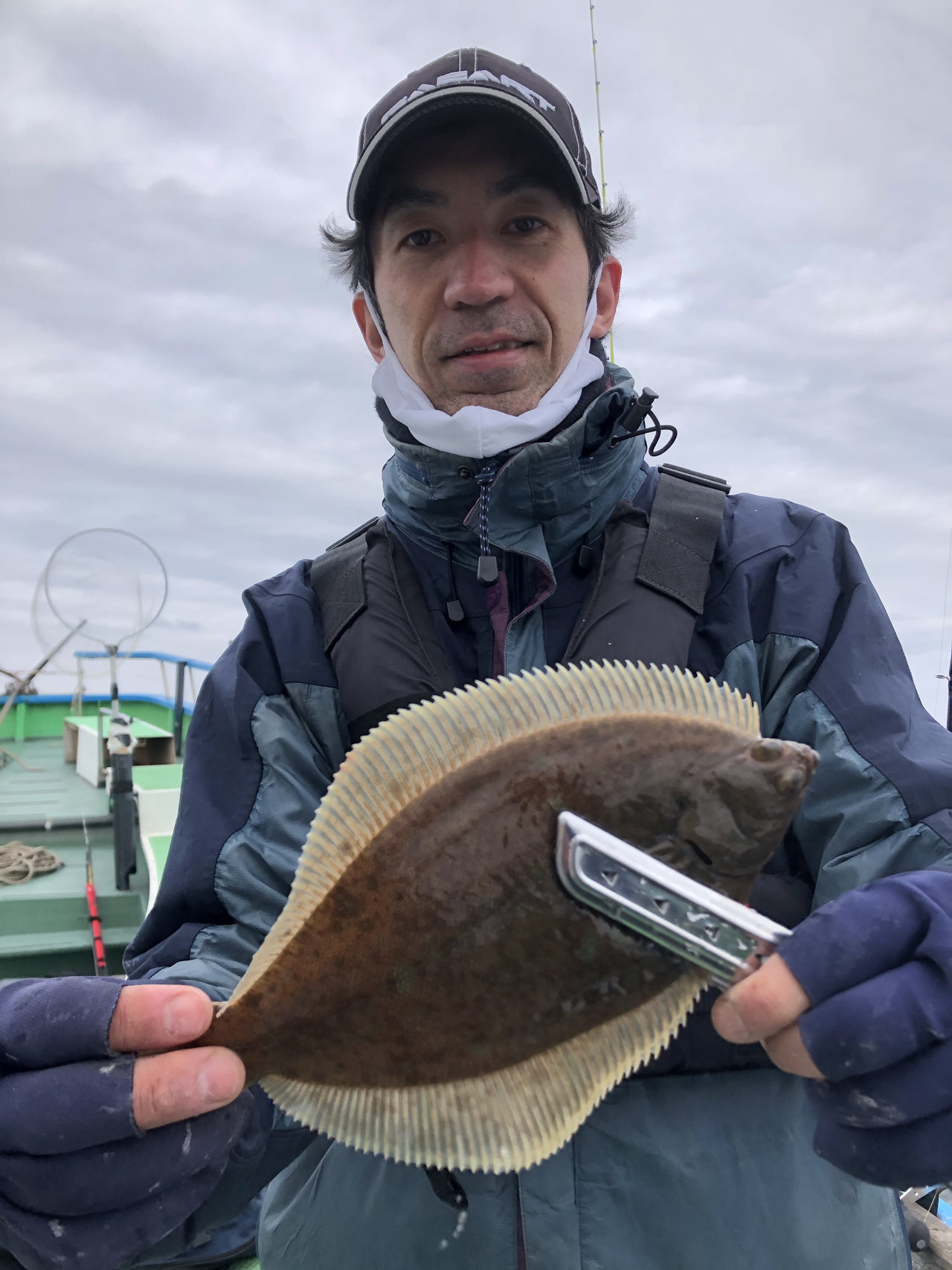 カレイの釣果 21年3月7日 船宿いわた 東京都 鮫洲勝島運河 ベリー釣船予約