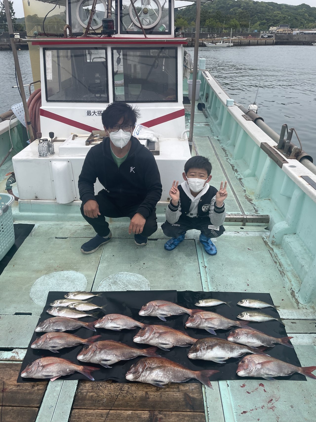 マダイの釣果 21年5月8日 淡隆丸 和歌山県 加太港 ベリー釣船予約