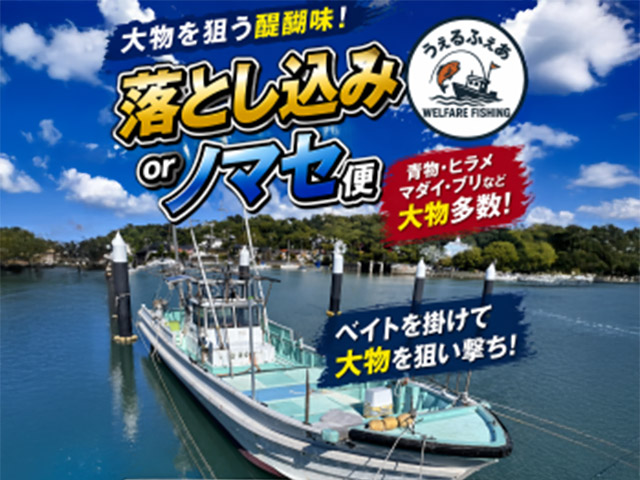 落とし込みorノマセ釣りプラン ★初心者も安心★