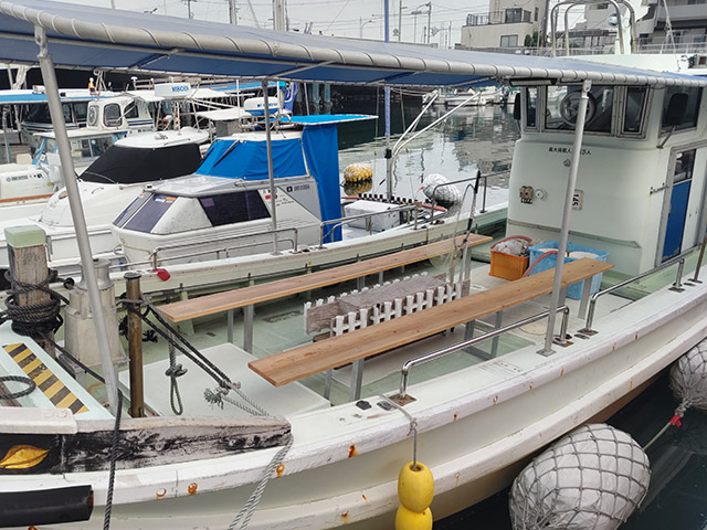【島虎丸】前方(2号艇)